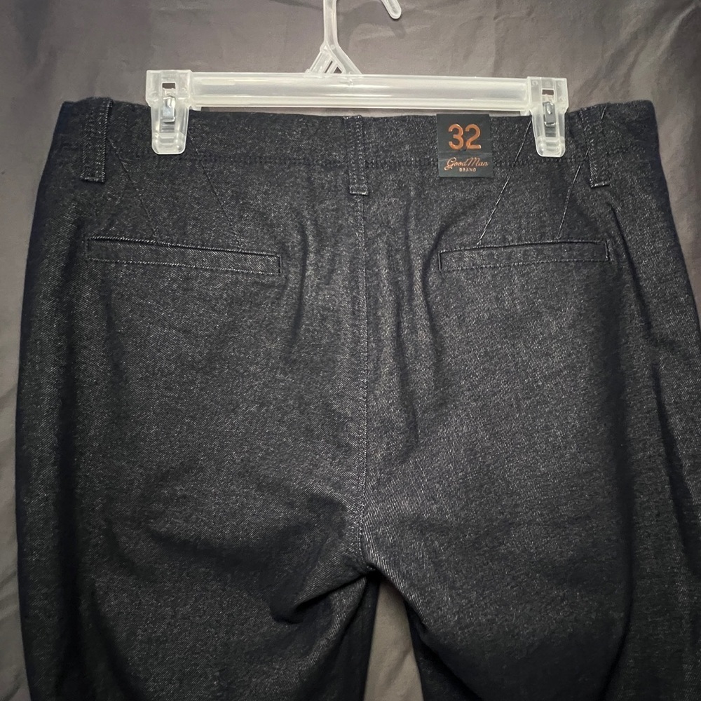 Men’s Good Man pants - size 32 Dark Blue- Black - Picture 3 of 12